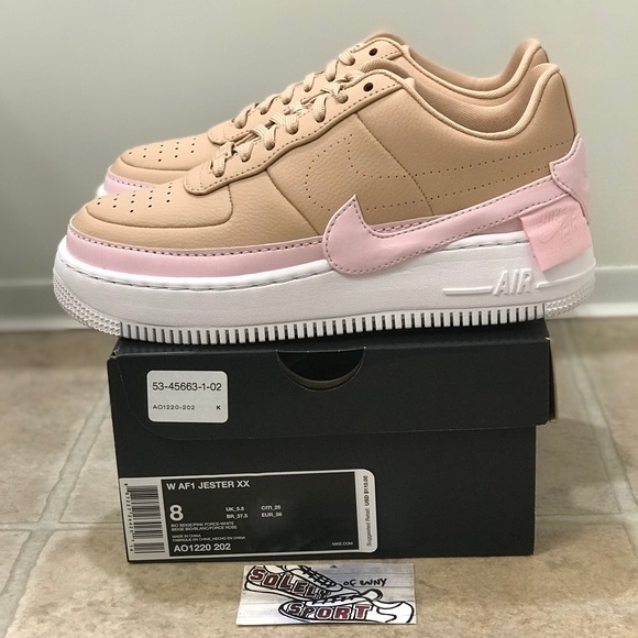 NEW Nike Air Force 1 Jester XX AF1 Pink White - Picture 3 of 8